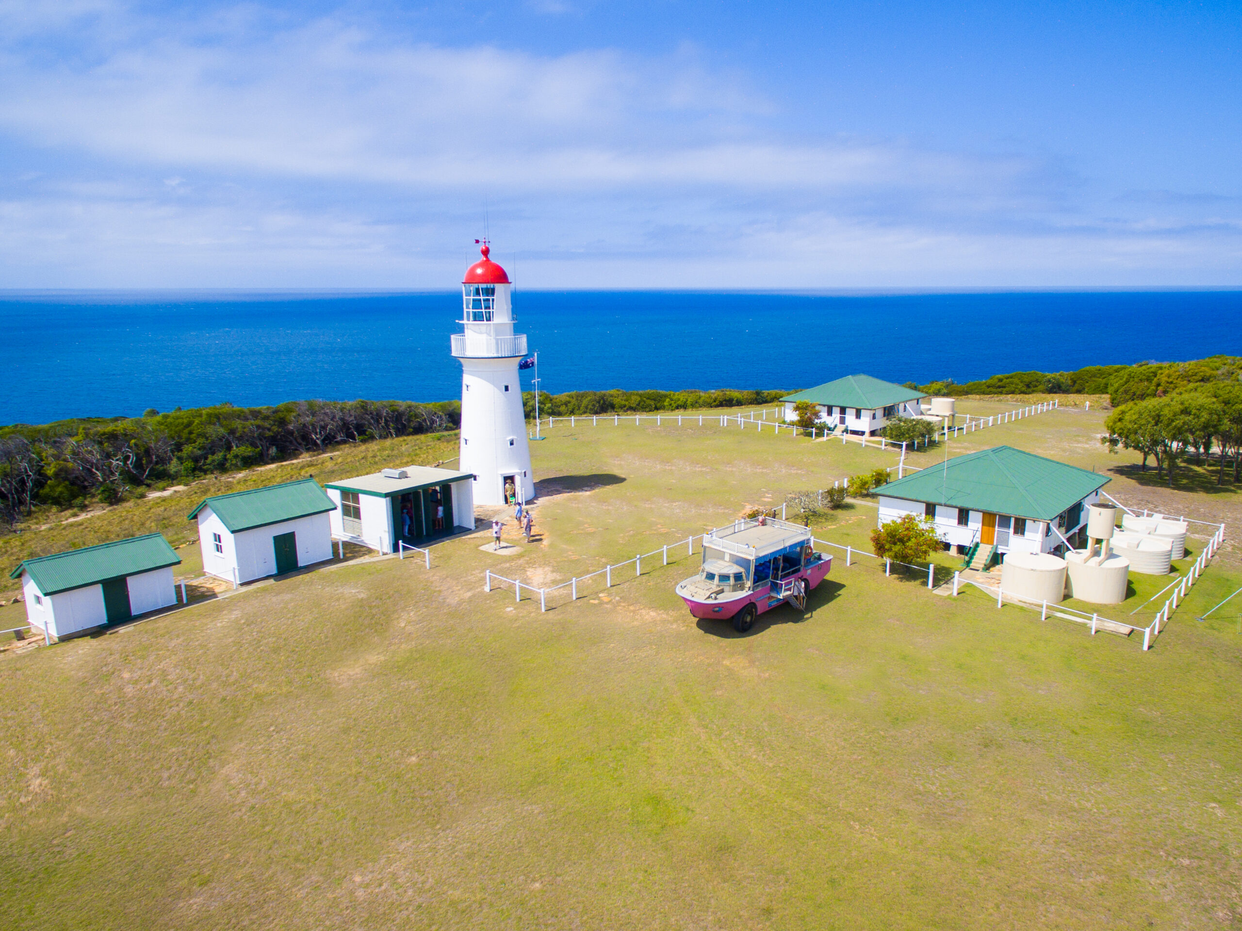 aerial bustard head lightstation