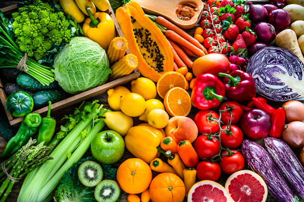 fruit and vege rainbow